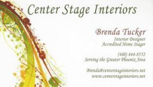 Center Stage Interiors, Brenda Tucker